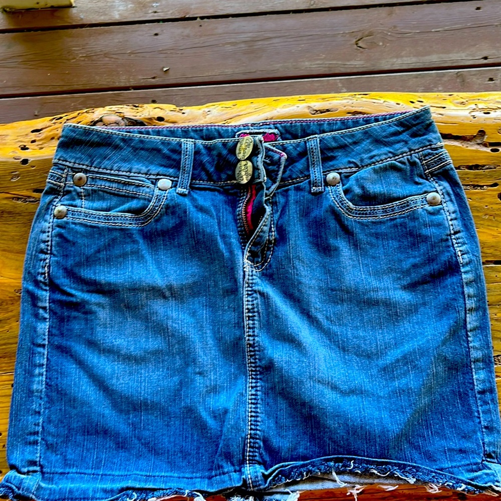 Wrangler mini skirt size 7